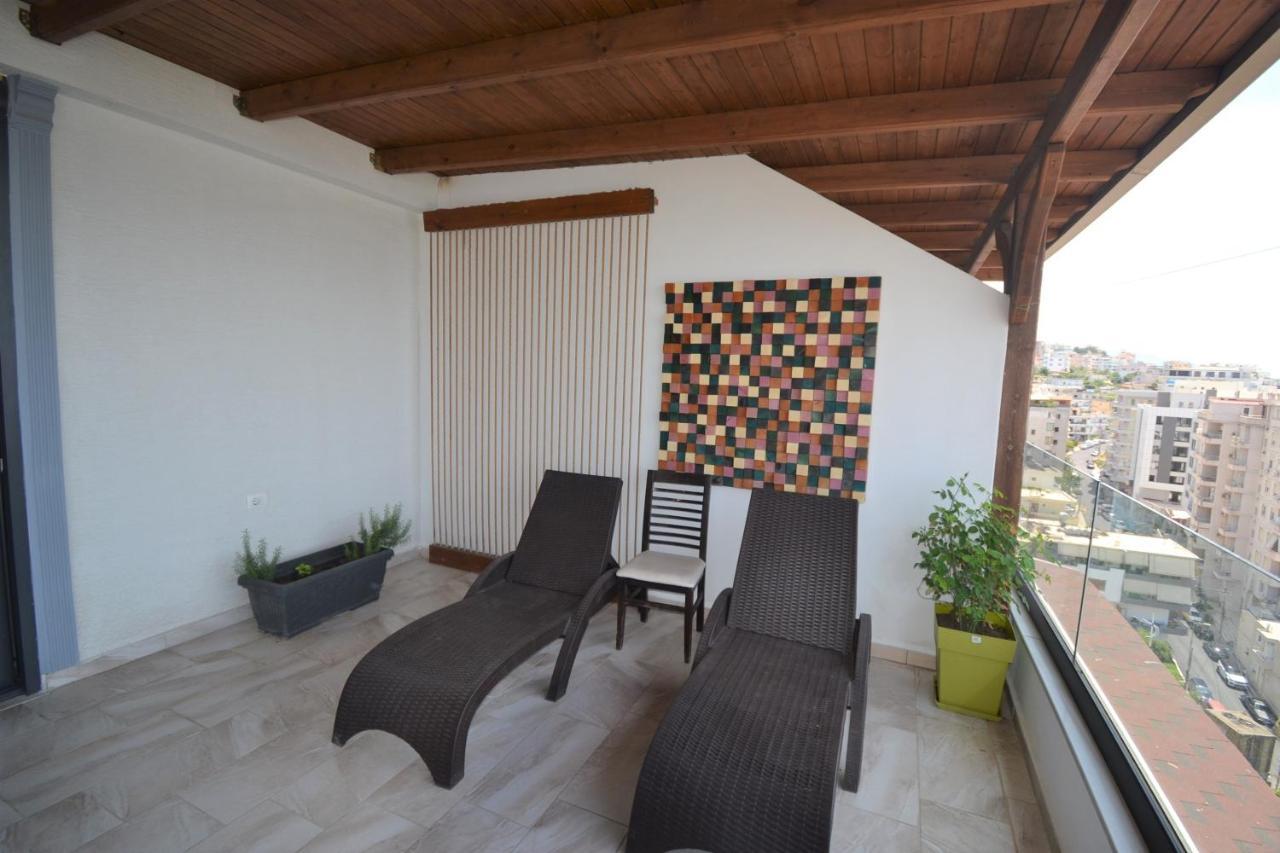 Appartement Luxury Penthouse B&E à Saranda Extérieur photo