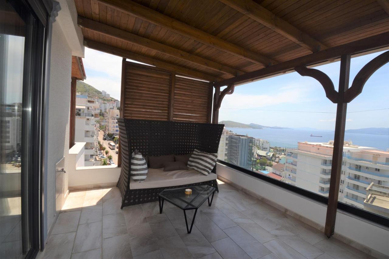 Appartement Luxury Penthouse B&E à Saranda Extérieur photo