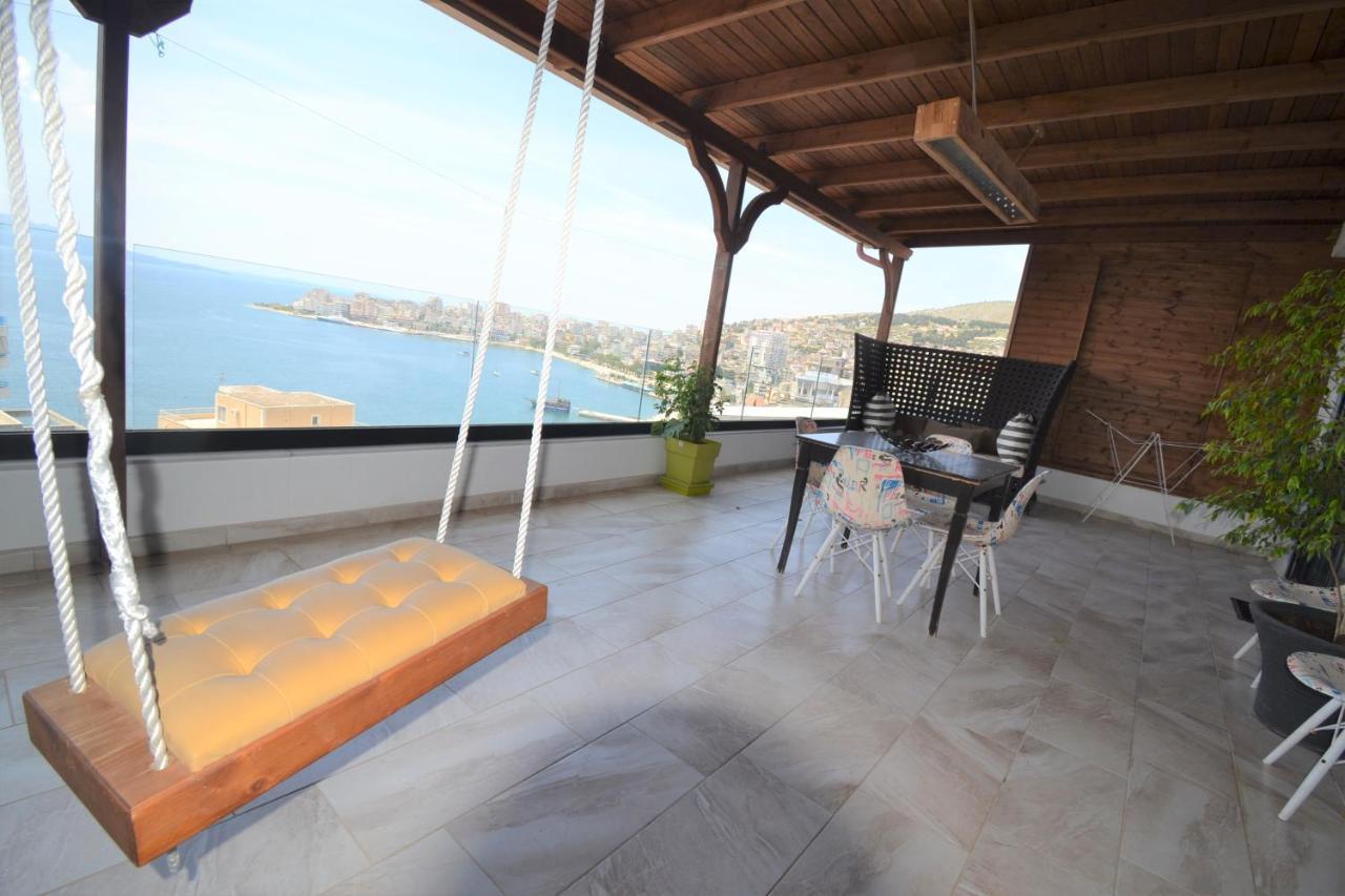 Appartement Luxury Penthouse B&E à Saranda Extérieur photo