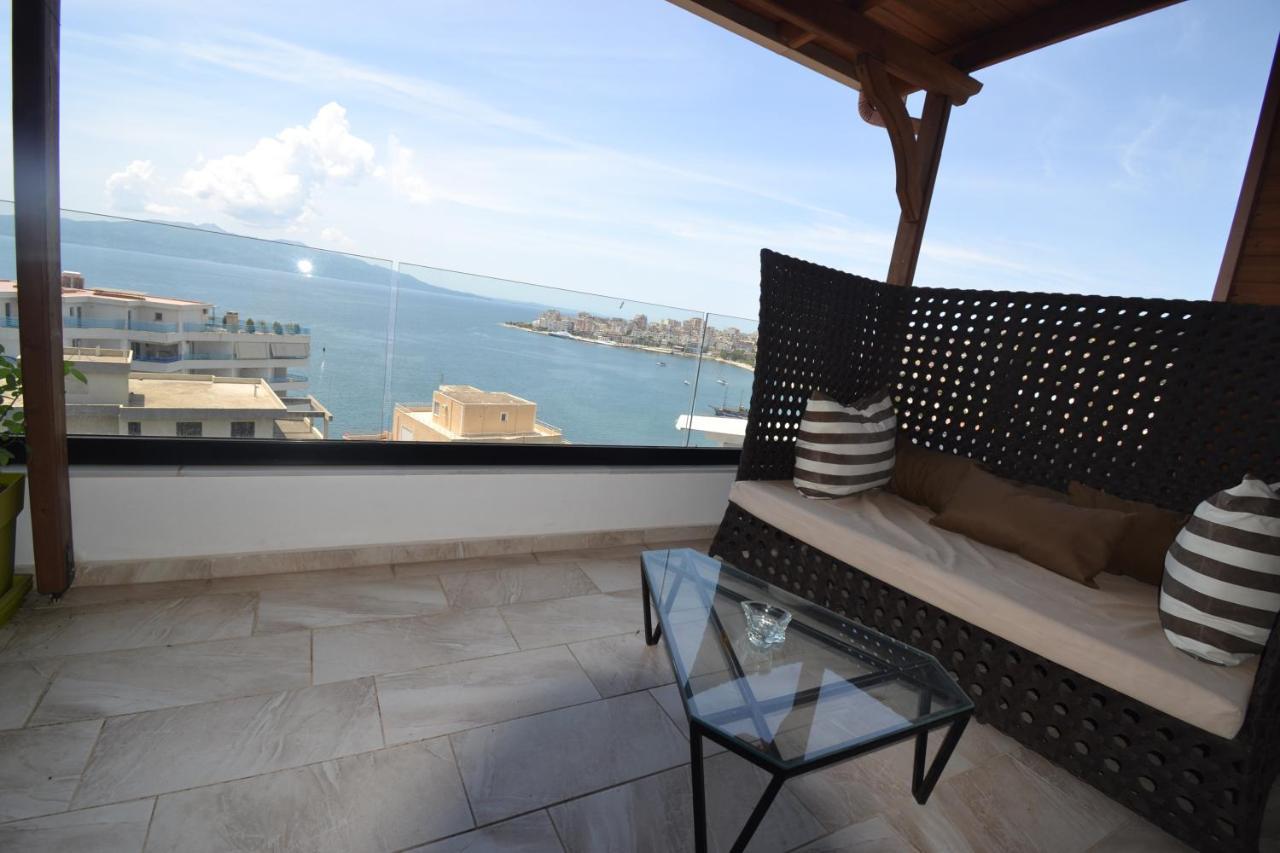 Appartement Luxury Penthouse B&E à Saranda Extérieur photo