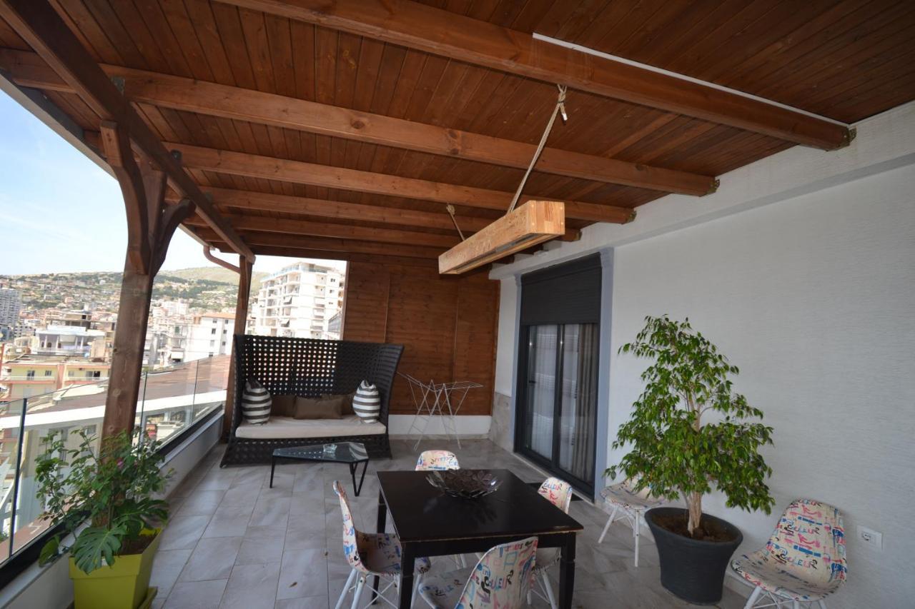 Appartement Luxury Penthouse B&E à Saranda Extérieur photo