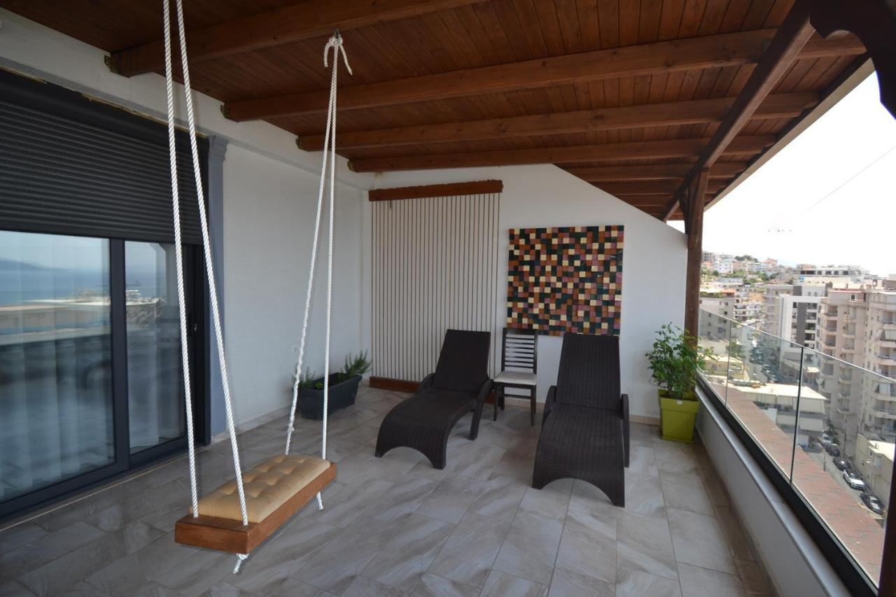 Appartement Luxury Penthouse B&E à Saranda Extérieur photo